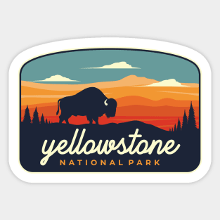 Yellowstone National Park Sticker